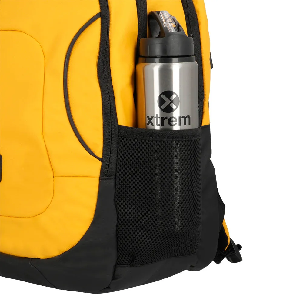 Mochila para notebook 17 de hombre Gamma amarilla