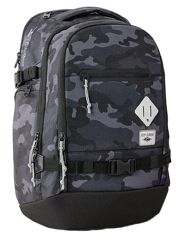 MOCHILA RIP CURL FLIGHT POSSE CAMO 35  BLACK/GREY  MEN´S