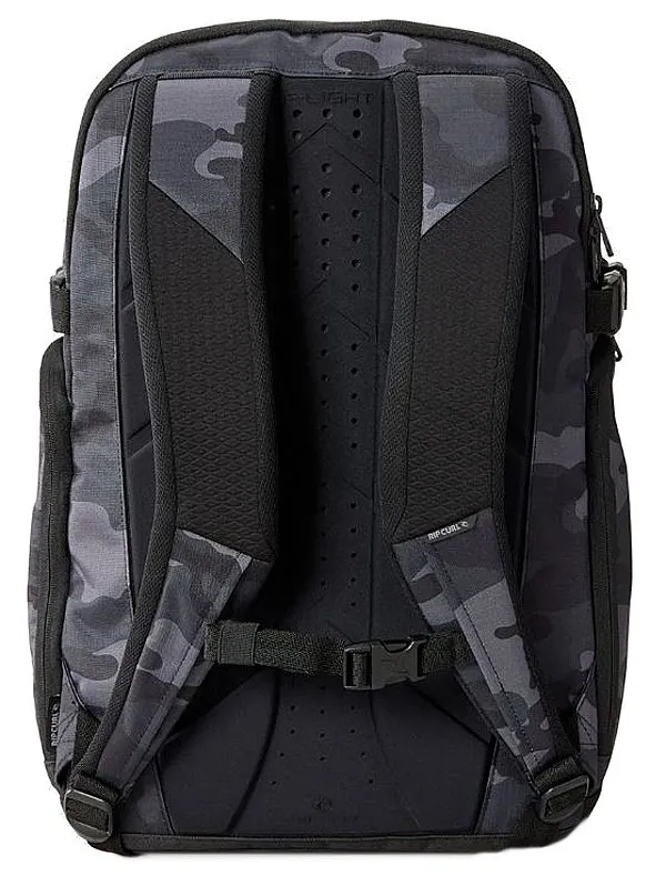 MOCHILA RIP CURL FLIGHT POSSE CAMO 35  BLACK/GREY  MEN´S
