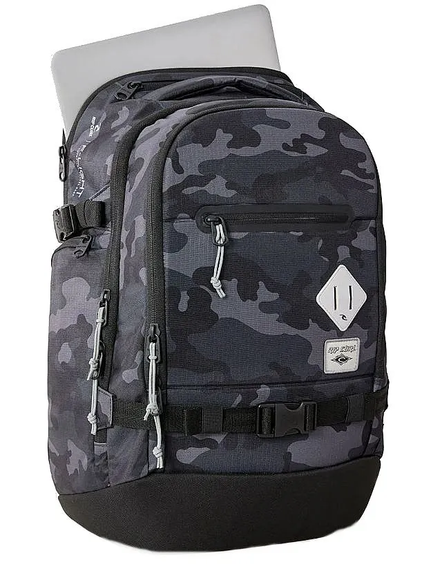 MOCHILA RIP CURL FLIGHT POSSE CAMO 35  BLACK/GREY  MEN´S