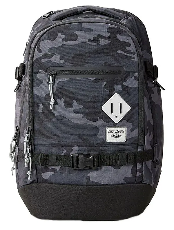 MOCHILA RIP CURL FLIGHT POSSE CAMO 35  BLACK/GREY  MEN´S