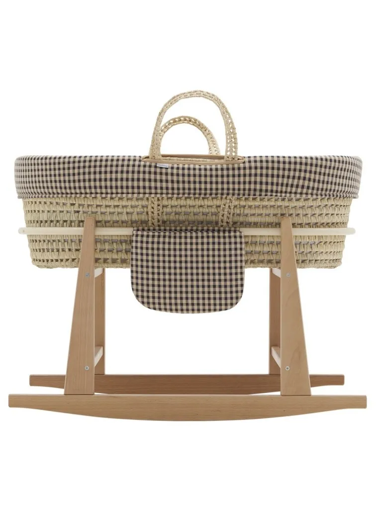 MOISES BEBE MIO CUCO + PATAS LANSING FLOWER MUSTARD/VICHY 49x80x61 CM