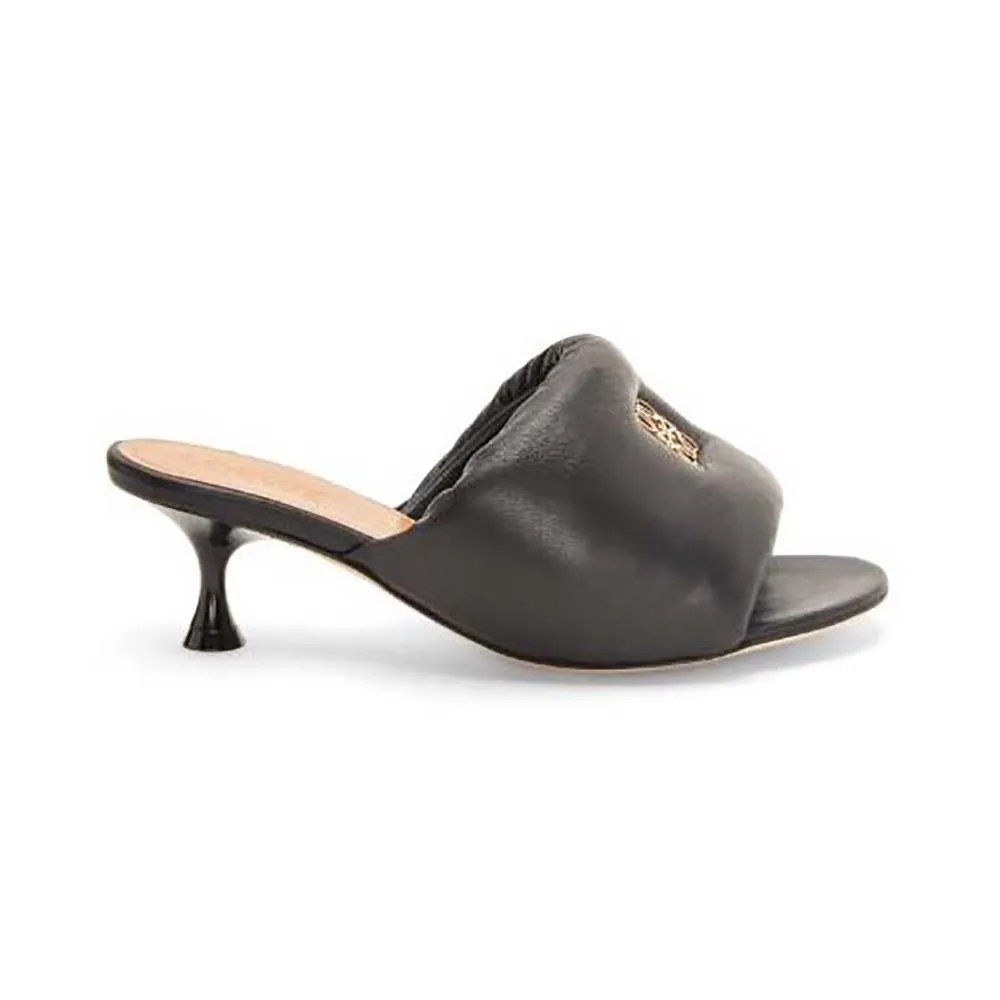 MULE LOEWE MUJER ANAGRAM ACOLCHADO EN PIEL DE CORDERONEGRO