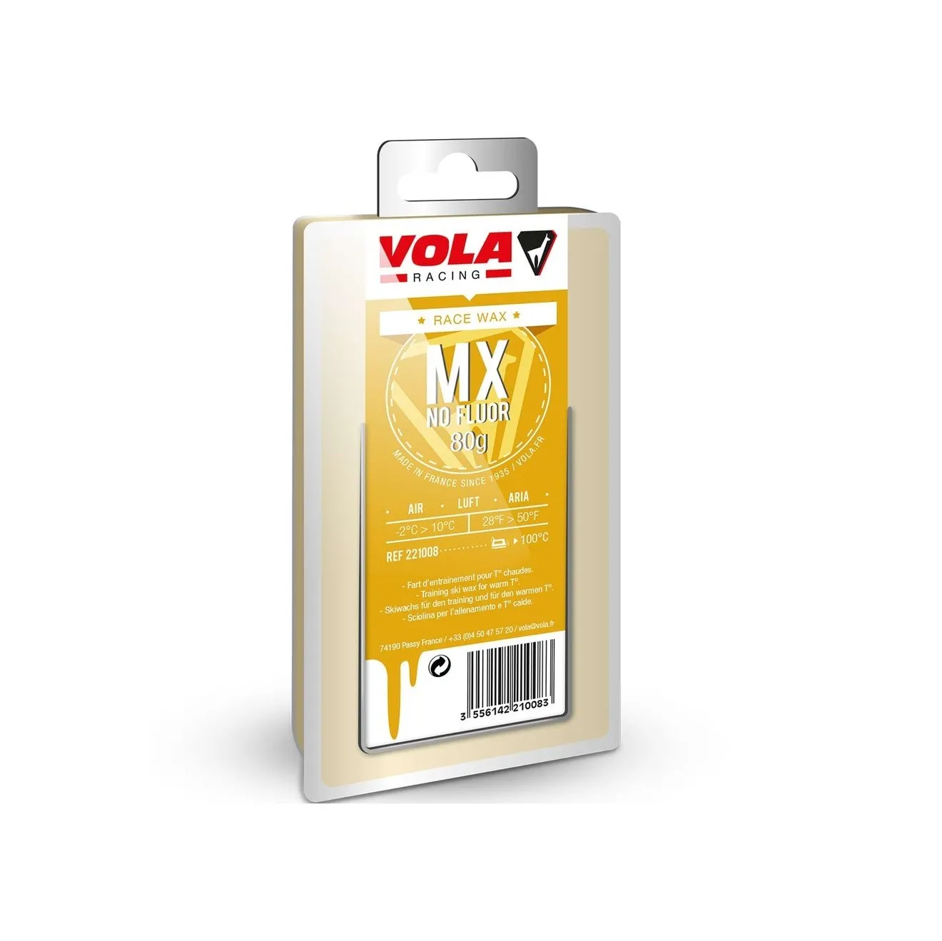 MX Cera Sin Fluor Amarilla 80g