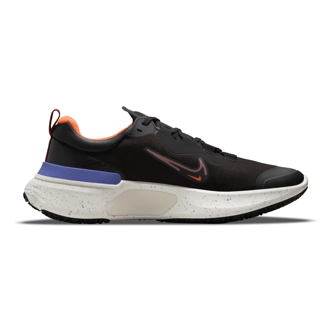 NIKE REACT MILER 2 SHIELD MEN'S RUN BLACK/REDSTONETOTAL ORANGEIN