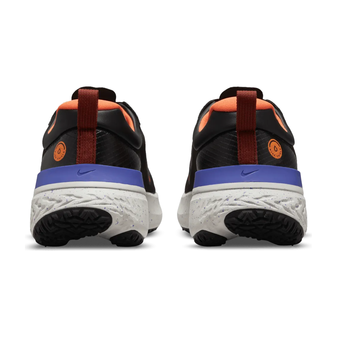 NIKE REACT MILER 2 SHIELD MEN'S RUN BLACK/REDSTONETOTAL ORANGEIN