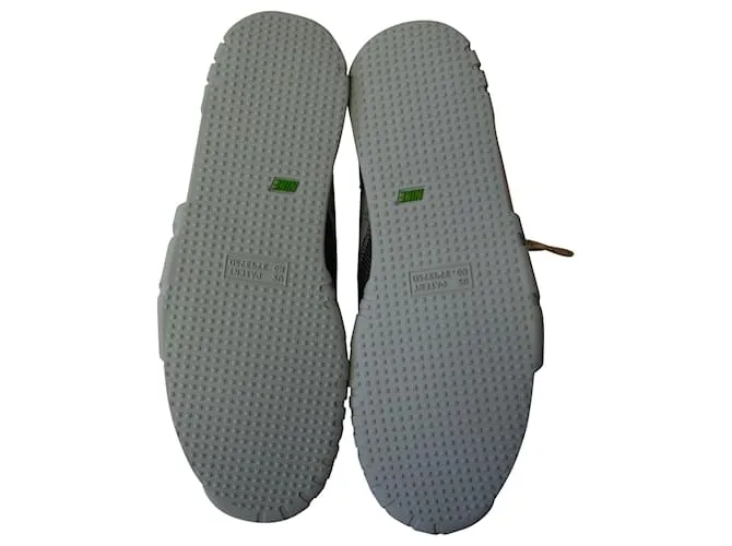 Nike x CACT.Entrenador de aire US CORP 1 Zapatillas altas SP de lona gris neblina y amarilla Impresión de pitón 