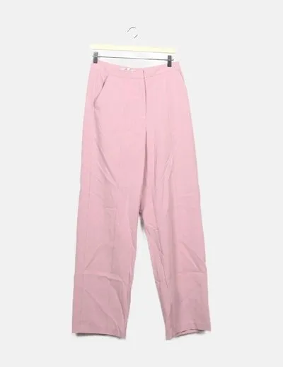 ONLY Pantalón recto rosa