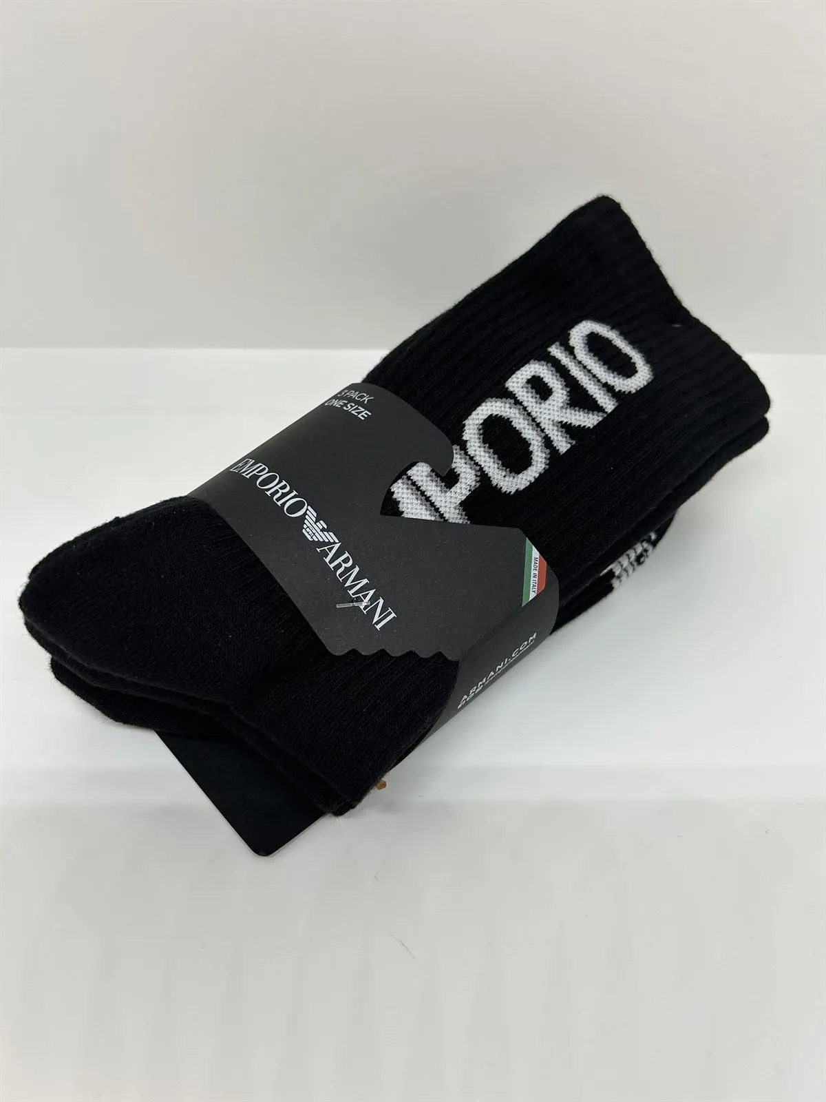 Pack 3 calcetines Emporio Armani 303133 4R300 00120 nero