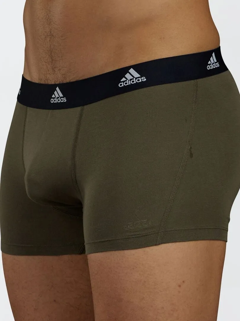 PACK DE 3 BóXERS 'ADIDAS'  ROJO
