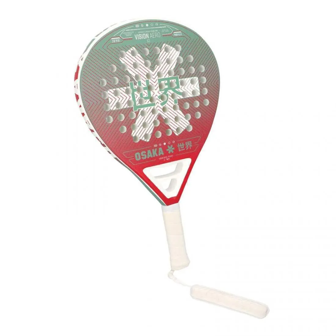 Pala Osaka Vision Aero Power Rojo Verde | OSAKA