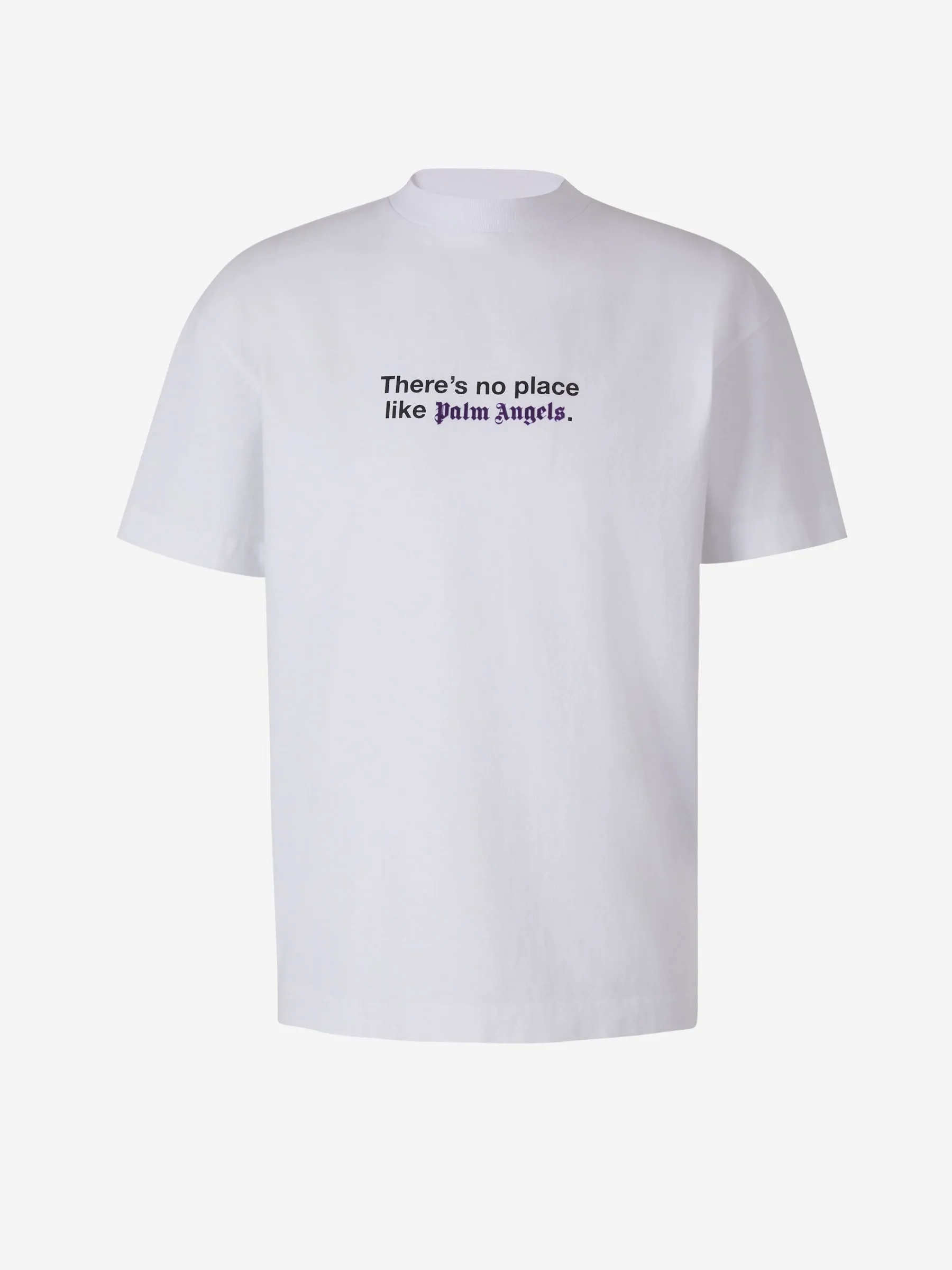 Palm Angels Camiseta Letras Estampadas