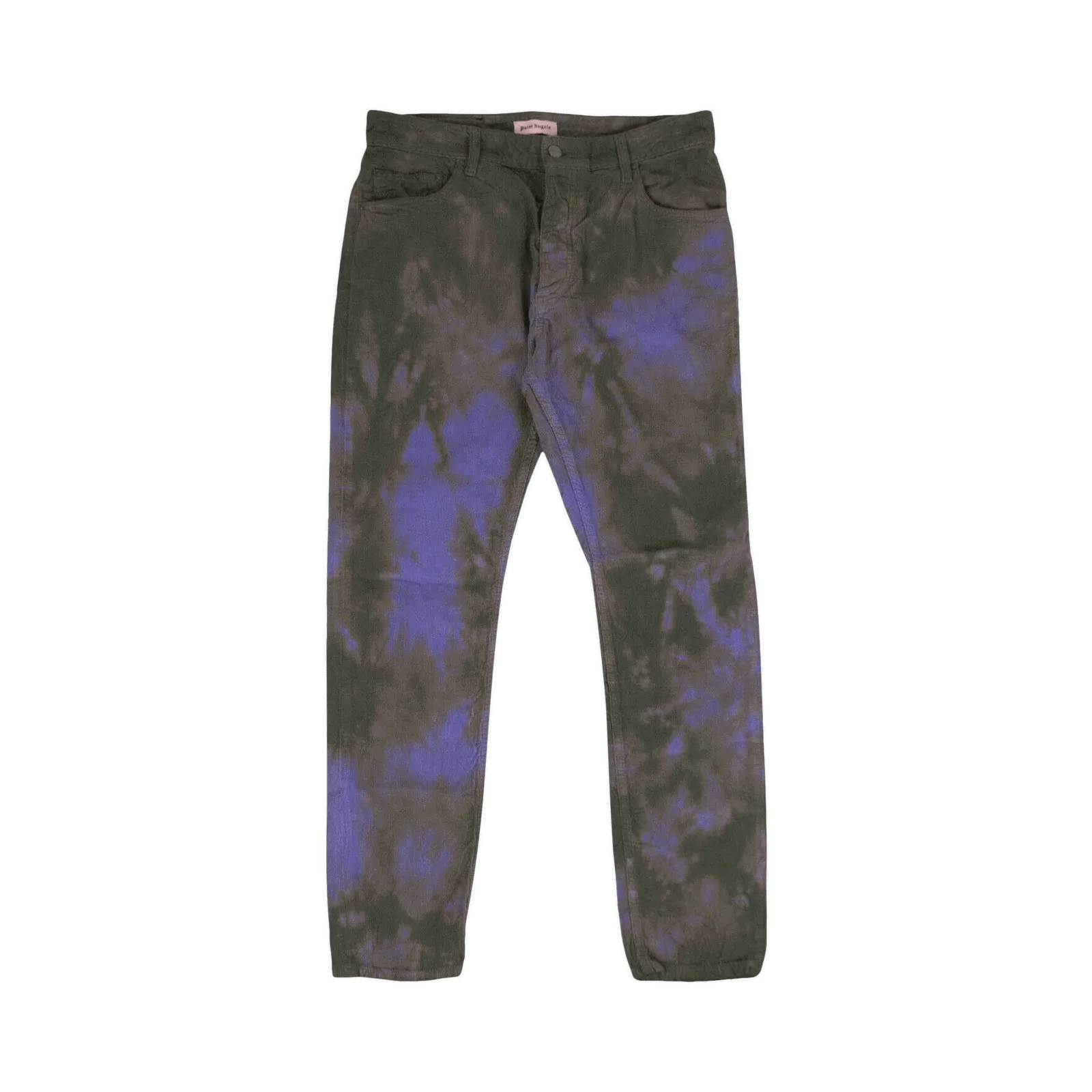 PALM ANGELS DENIM CORDUROY TIEDYE PANTS