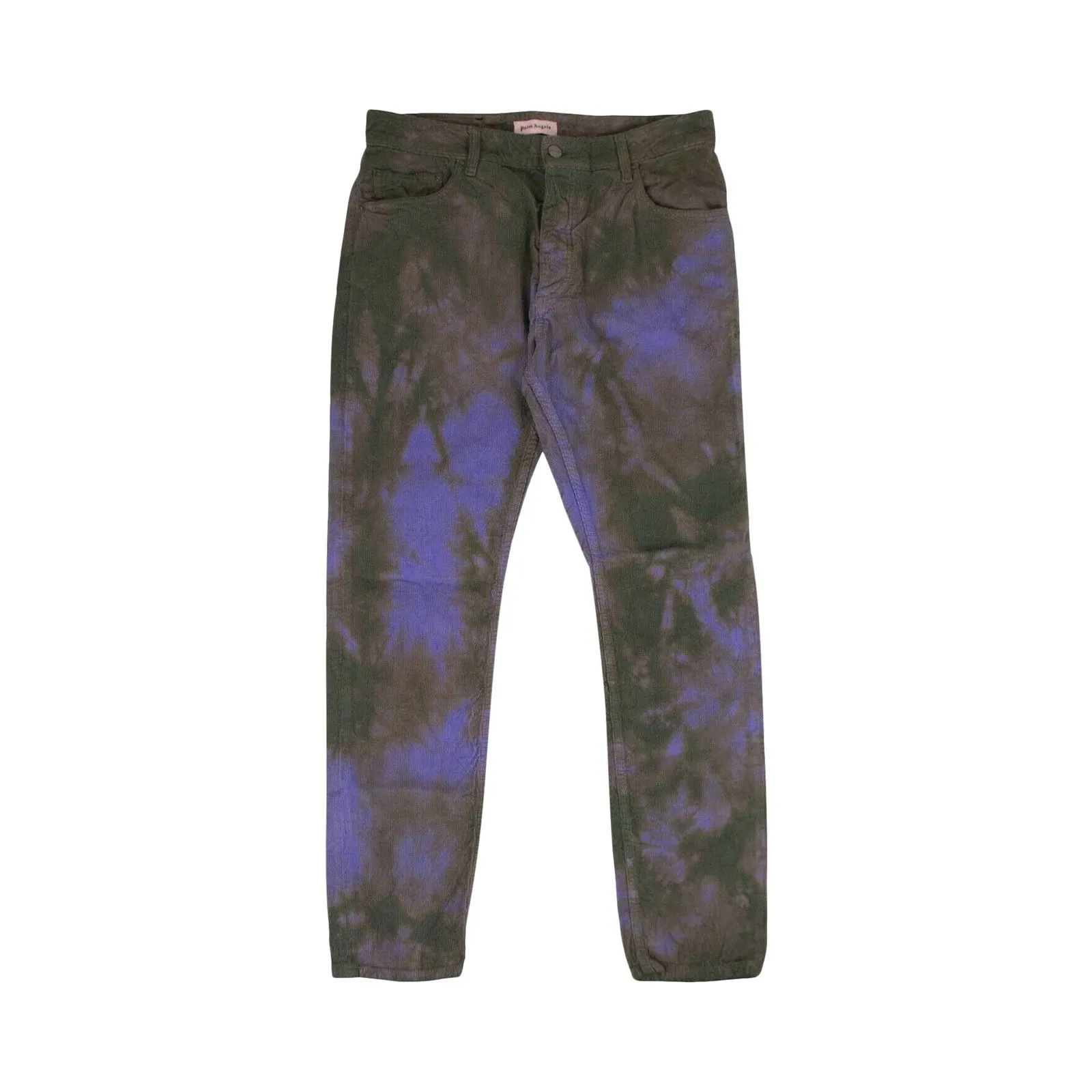 PALM ANGELS DENIM CORDUROY TIEDYE PANTS