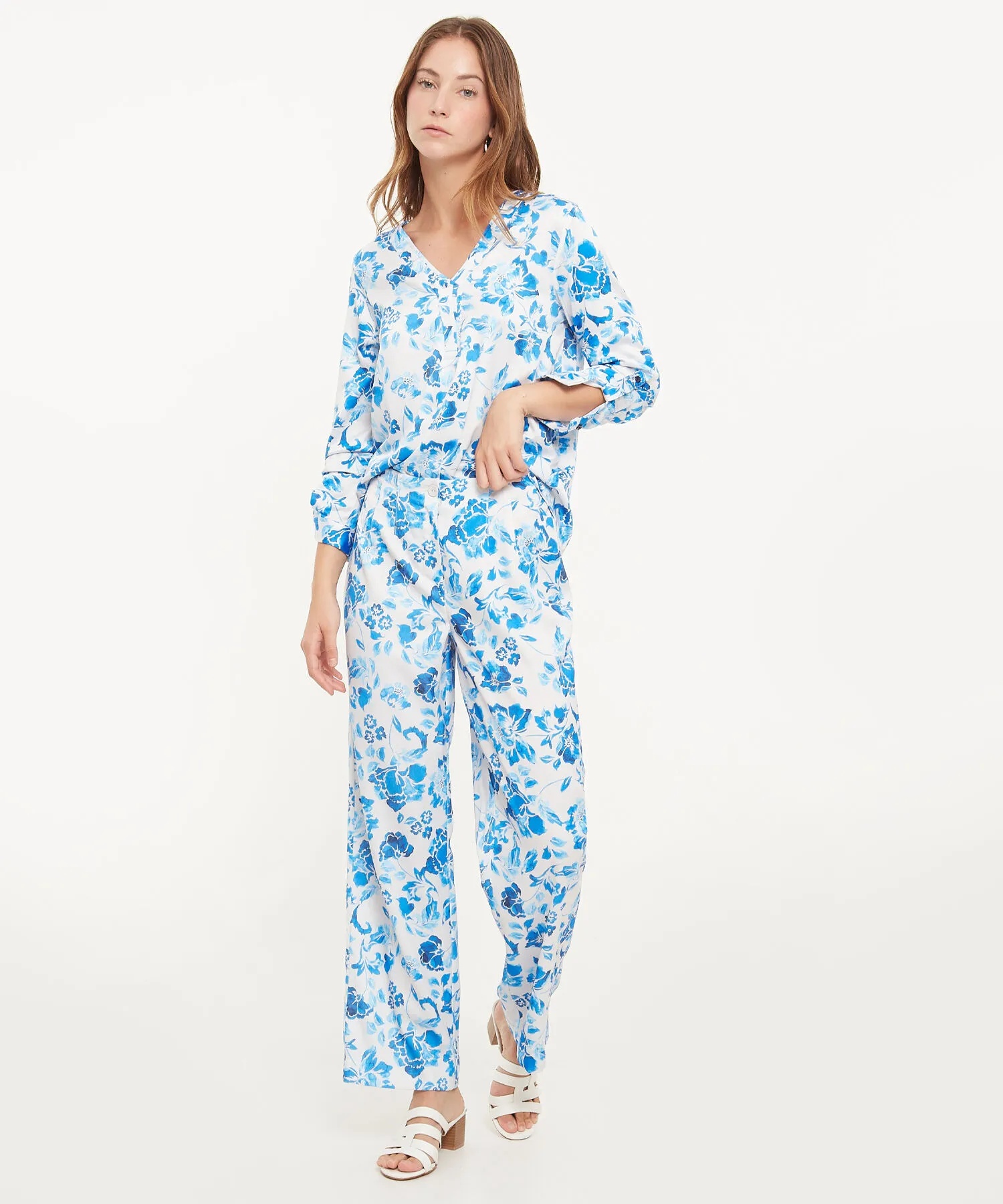 PANTAL&OACUTE;N FLUIDO ESTAMPADO