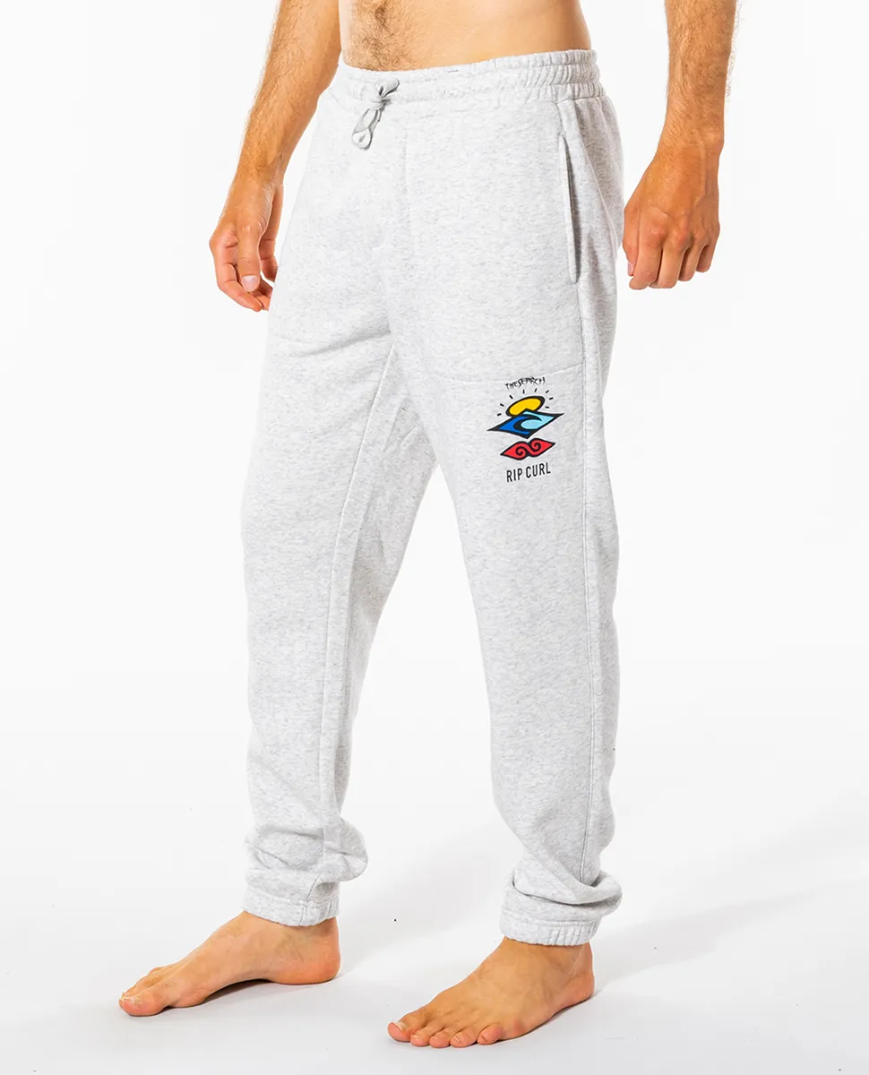 Pantalón chándal RIP CURL deporte para hombre Search Icon Light Gray Marle  Ref. CPACL9 gris claro