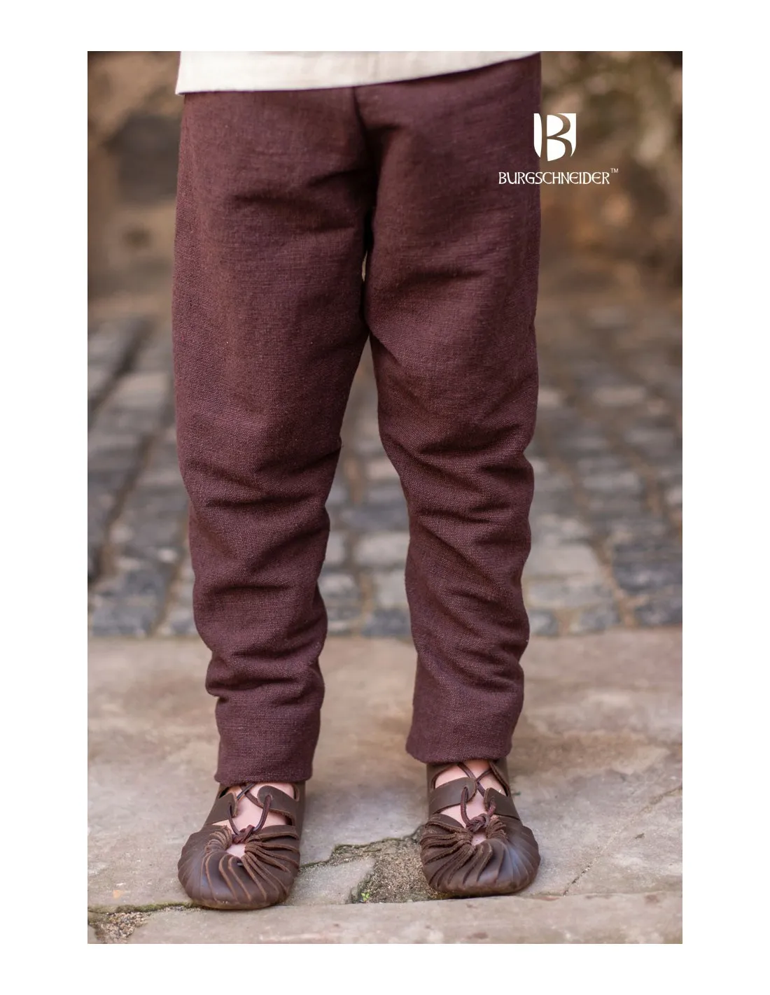 Pantalón medieval niño Ragnarsson marrón
