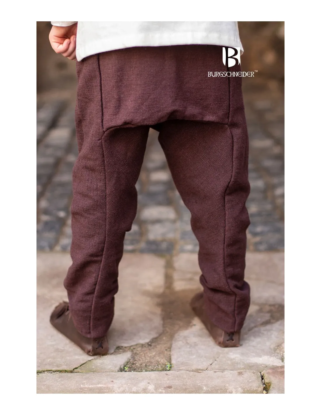 Pantalón medieval niño Ragnarsson marrón