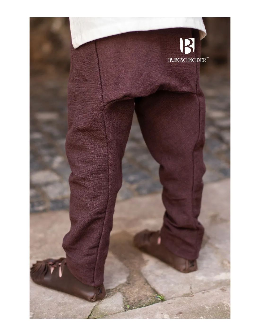 Pantalón medieval niño Ragnarsson marrón