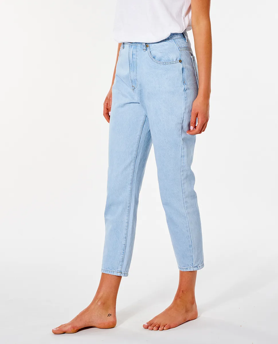 Pantalón vaquero RIP CURL para Mujer corte recto Breaker Light Blue Ref. GDEAF9 azul tejano