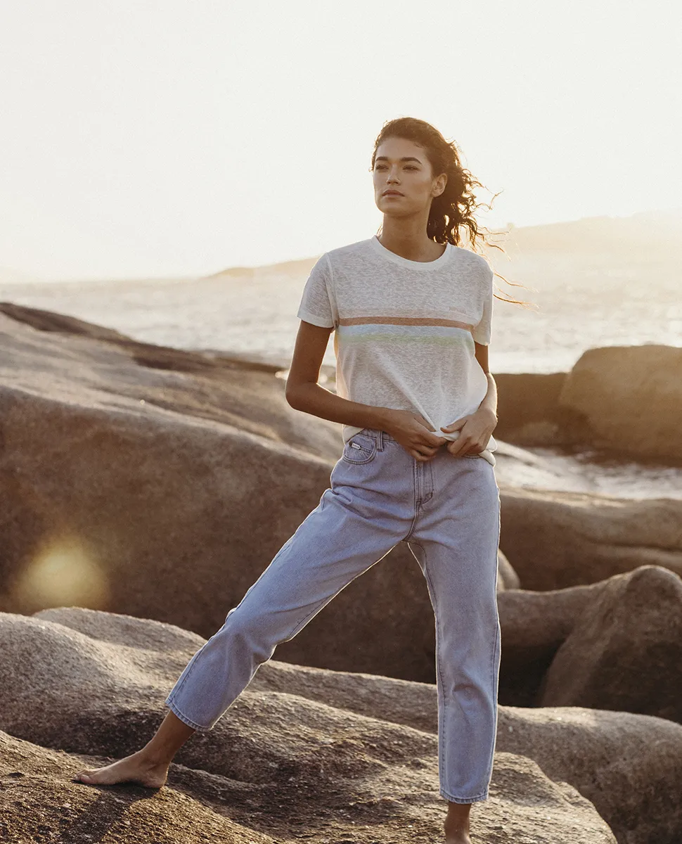 Pantalón vaquero RIP CURL para Mujer corte recto Breaker Light Blue Ref. GDEAF9 azul tejano