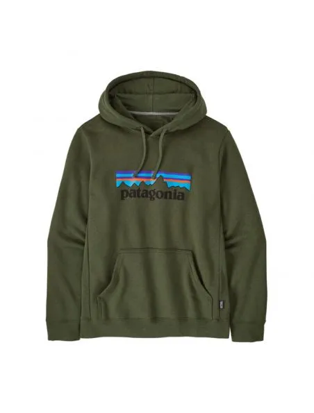 PATAGONIA SUDADERA P6 LOGO UPRISAL HOODY TORREY PINE GREEN