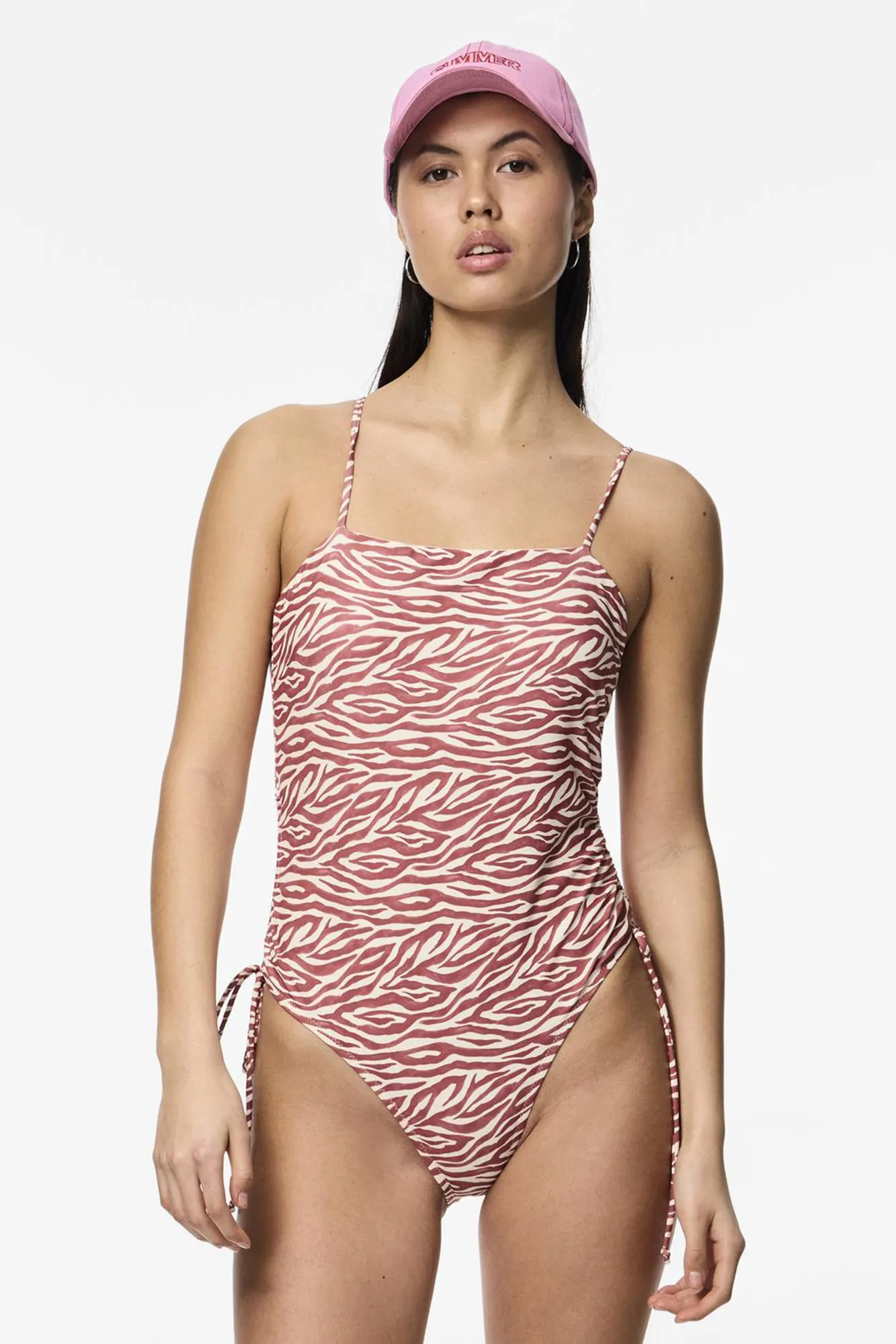 Pieces Bañador estampado con tirantes
