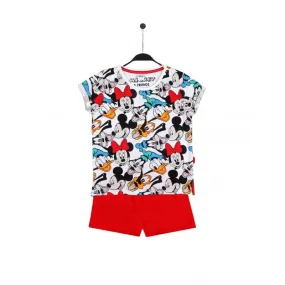 Pijama Verano Niña DISNEY Color Blanco Algodón