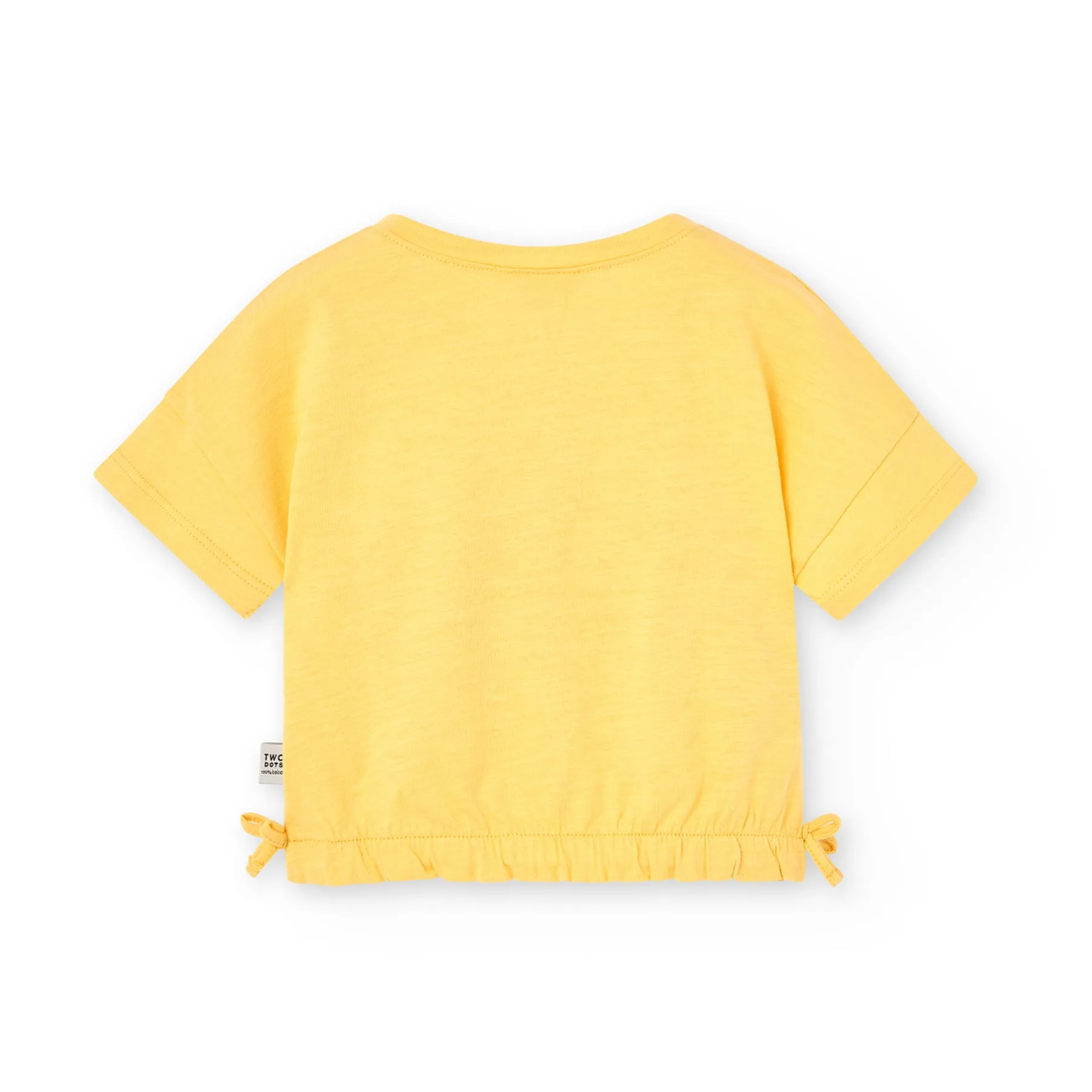 Playera De Punto Flamé Amarilla Para Niña BOBOLI