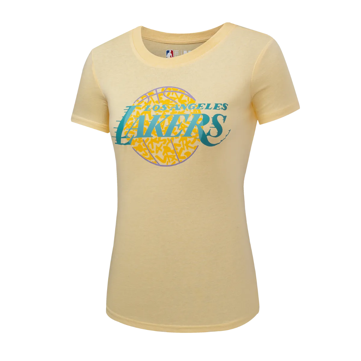 Polera Básquetbol Mujer NBA Fanwear Los Angeles Lakers Amarilla