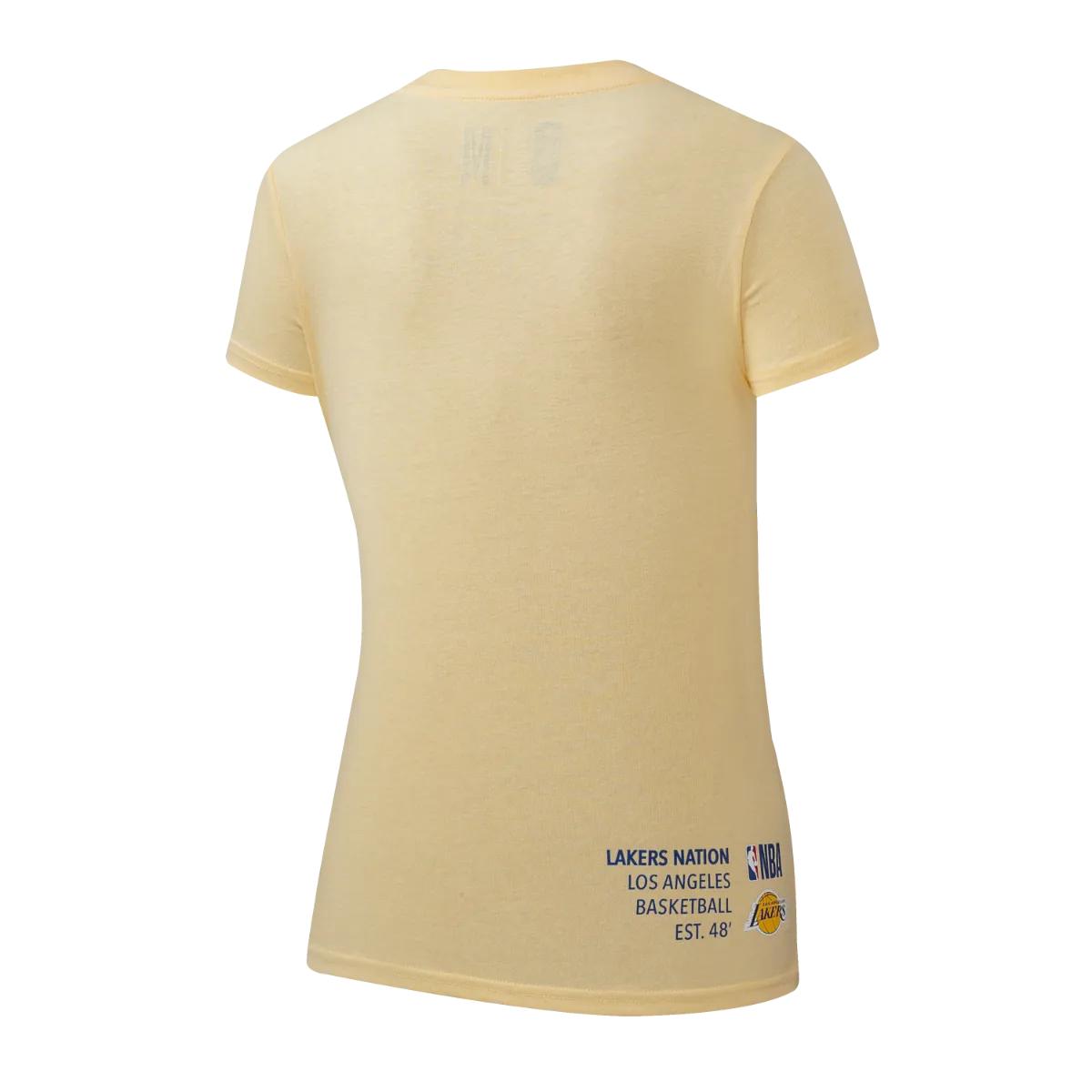 Polera Básquetbol Mujer NBA Fanwear Los Angeles Lakers Amarilla