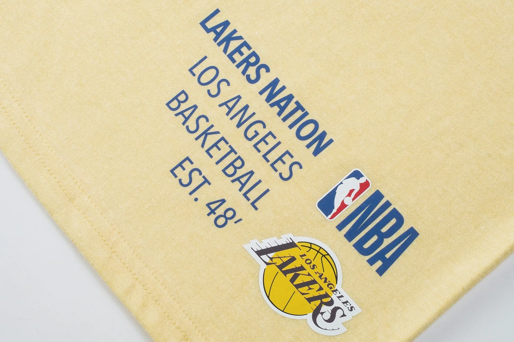 Polera Básquetbol Mujer NBA Fanwear Los Angeles Lakers Amarilla