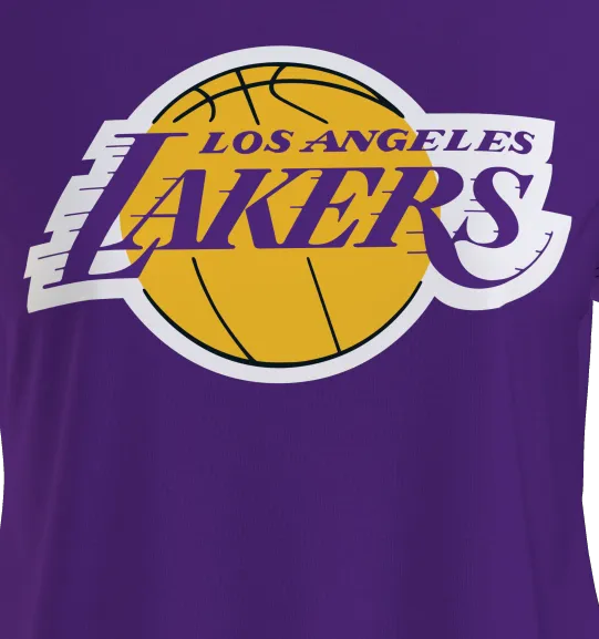 Polera Básquetbol Mujer NBA Fanwear Los Angeles Lakers Morada/Amarilla