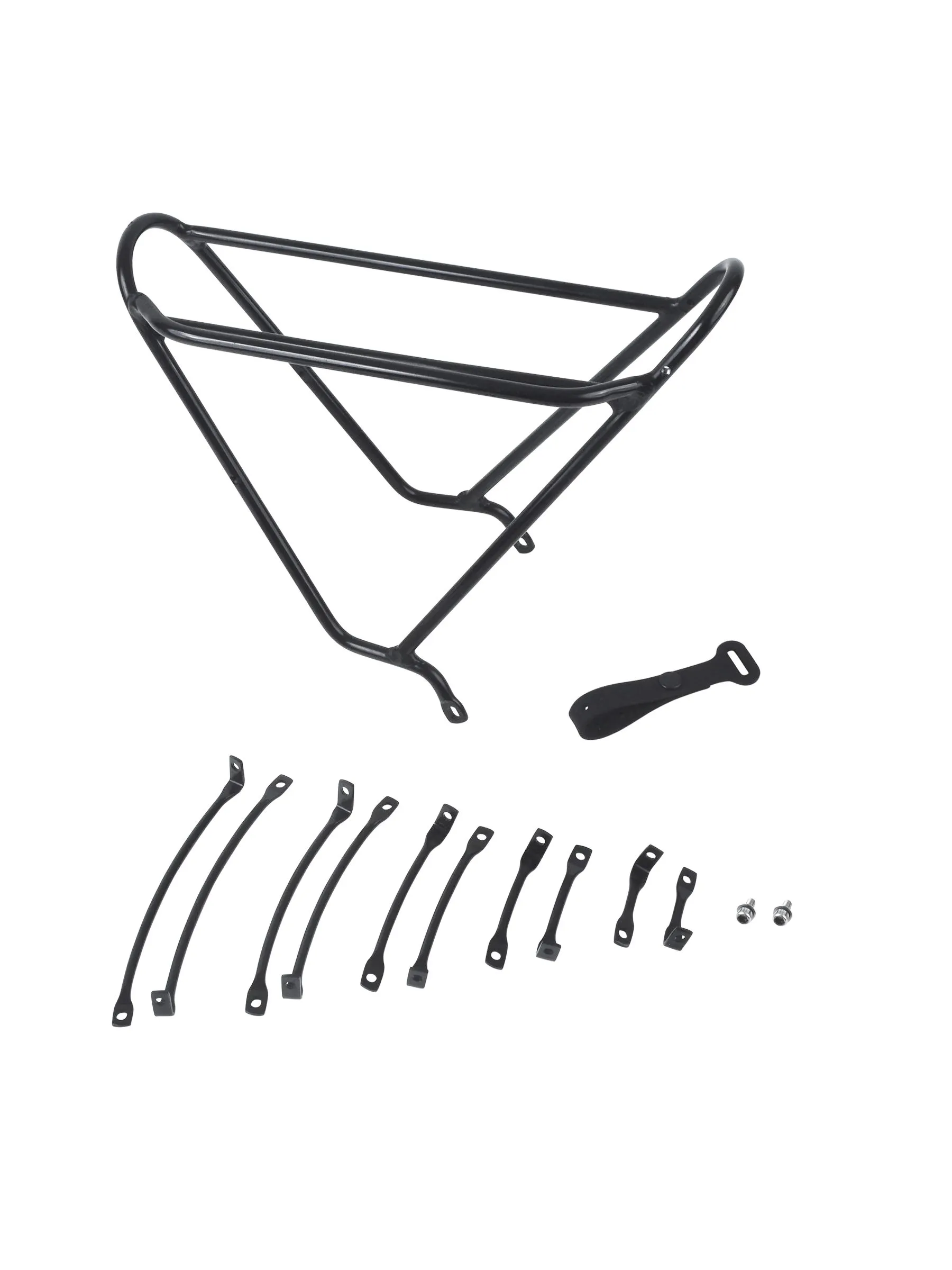 Portabultos trasero Trek Lync con kit de tirantes Negro