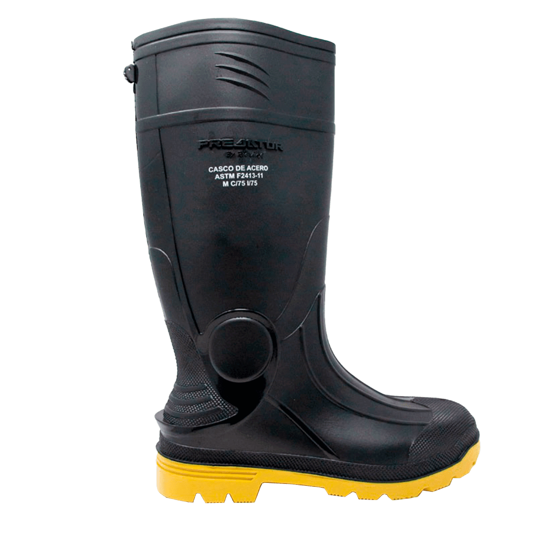 PREDATOR PPHU914607 TALLA 39 PAR DE BOTAS DE PVC CON PUNTA DE ACERO FORRO INTERNO ANTIBACTERIAL