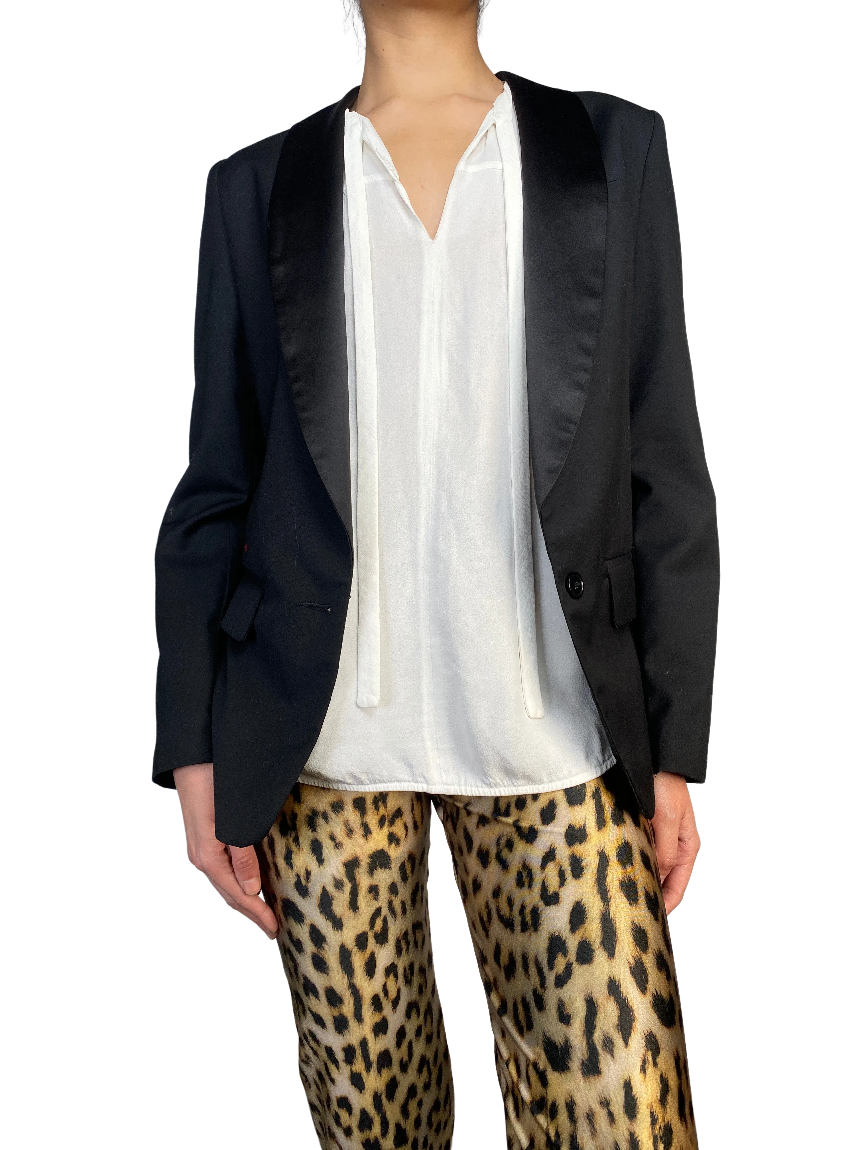 RAPSODIA Blazer Solapa Satinada