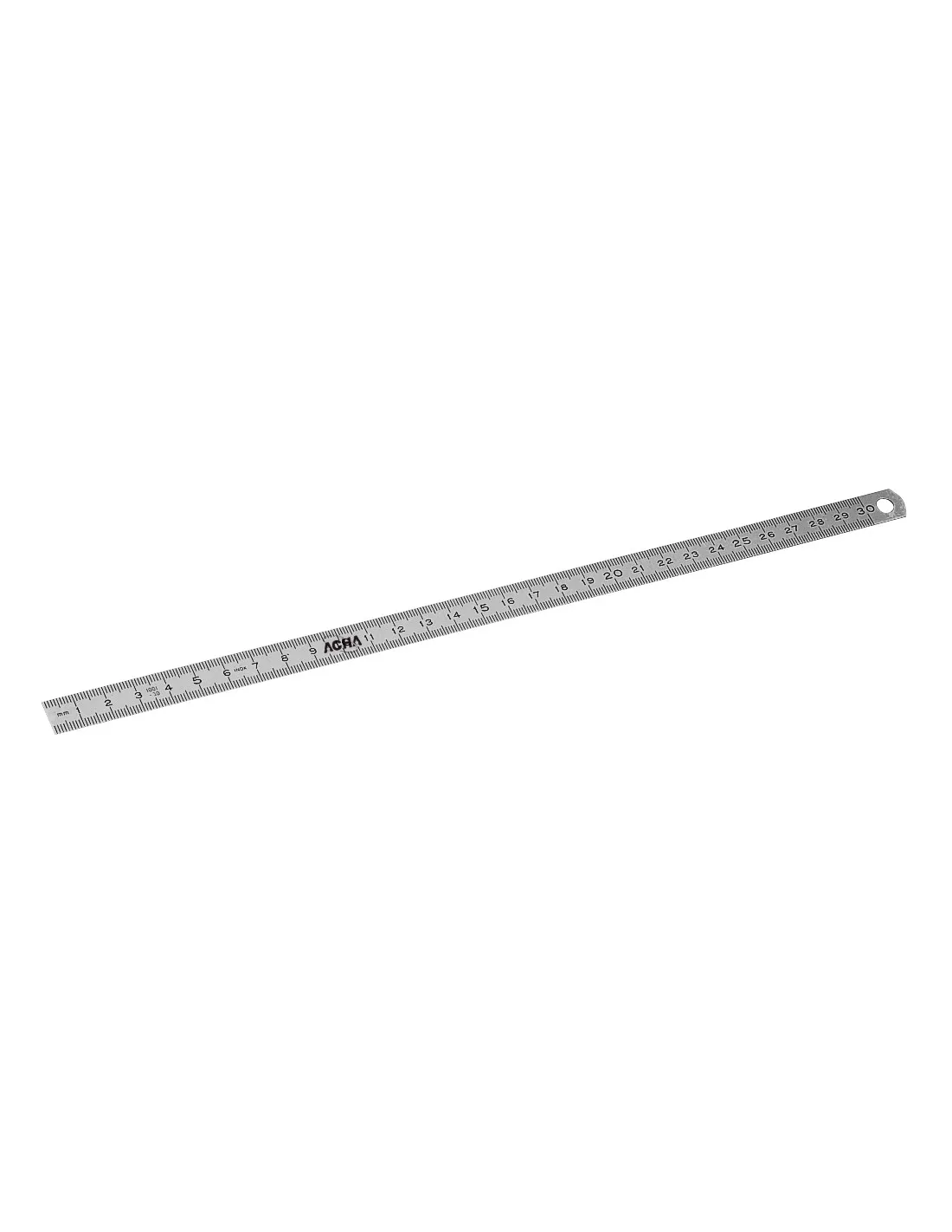 Regla flexible de acero inox.  150 x 13 x 0,5mm
