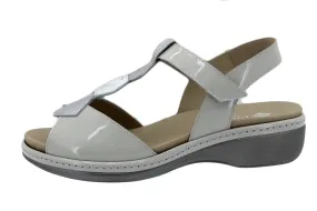 Removable Insole Sandal Patent Pearl
