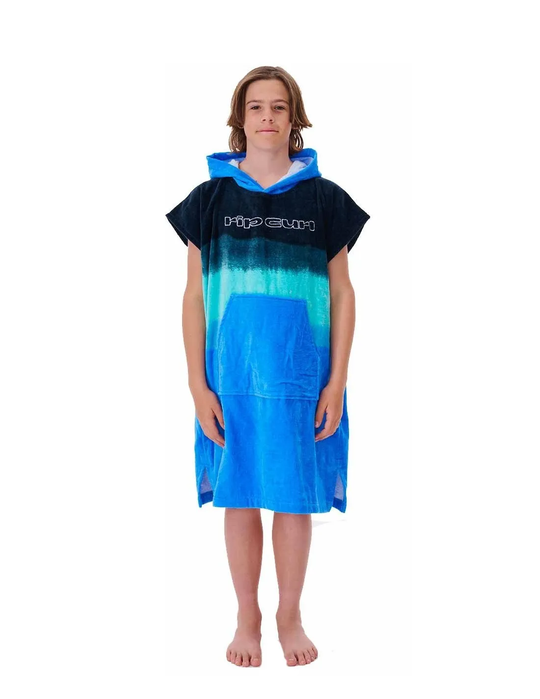 RIP CURL PRINT  AZUL  PONCHO CON CAPUCHA