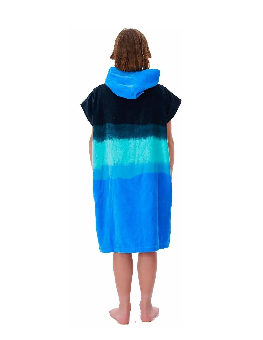 RIP CURL PRINT  AZUL  PONCHO CON CAPUCHA