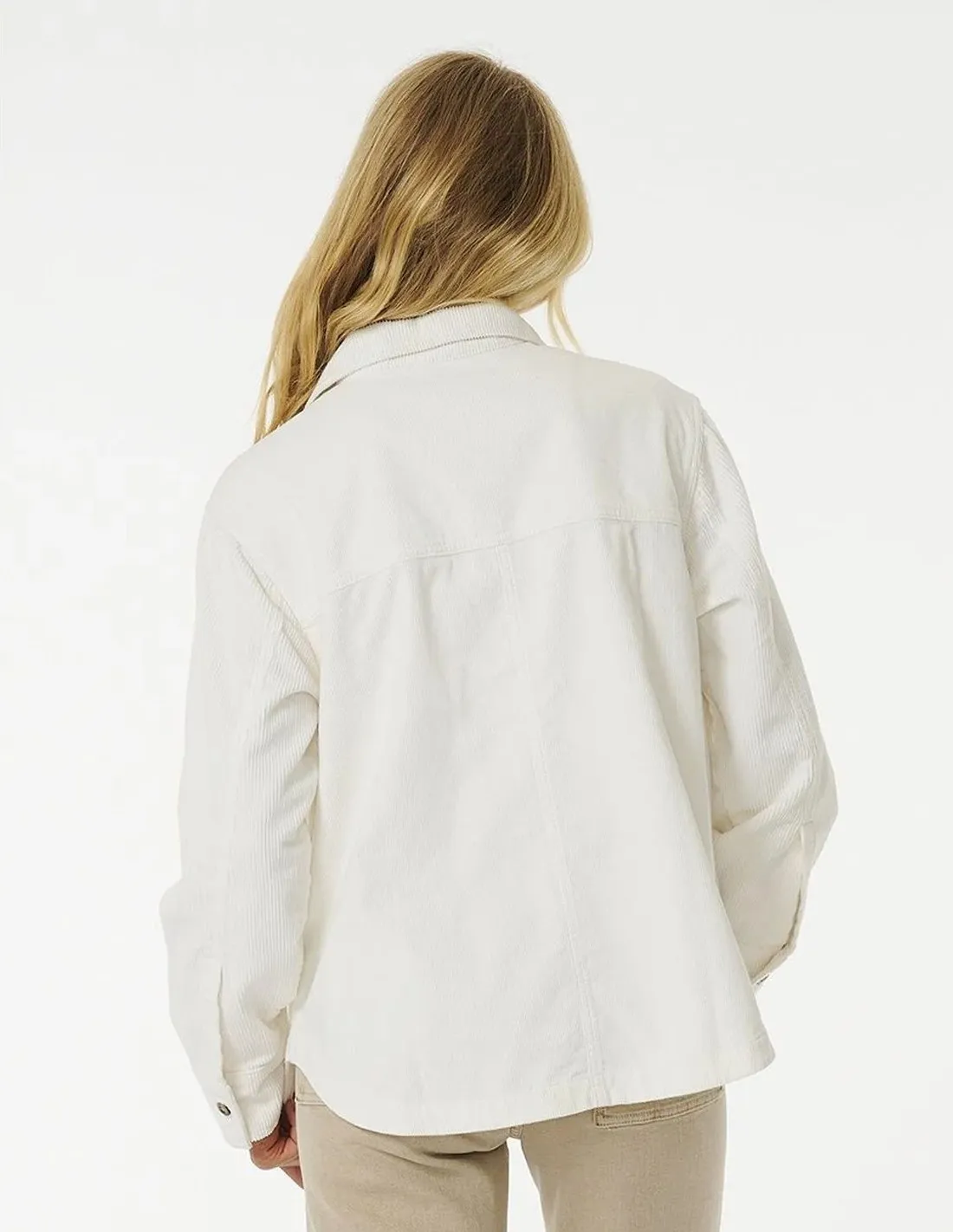 RIP CURL STEVIE CORD  CREMA  CAMISA DE MANGA LARGA