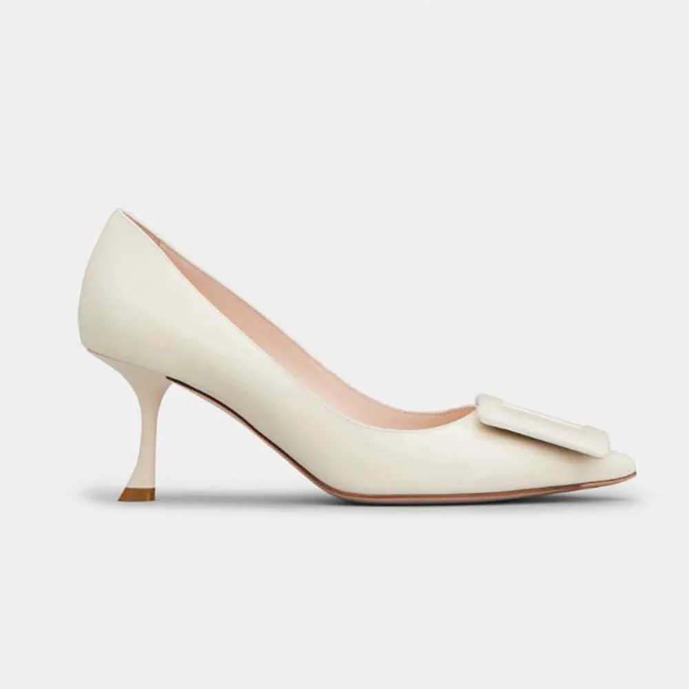 ROGER VIVIER ZAPATOS DE SALóN VIVU2019 IN THE CITY MUJER EN CHAROLBLANCO