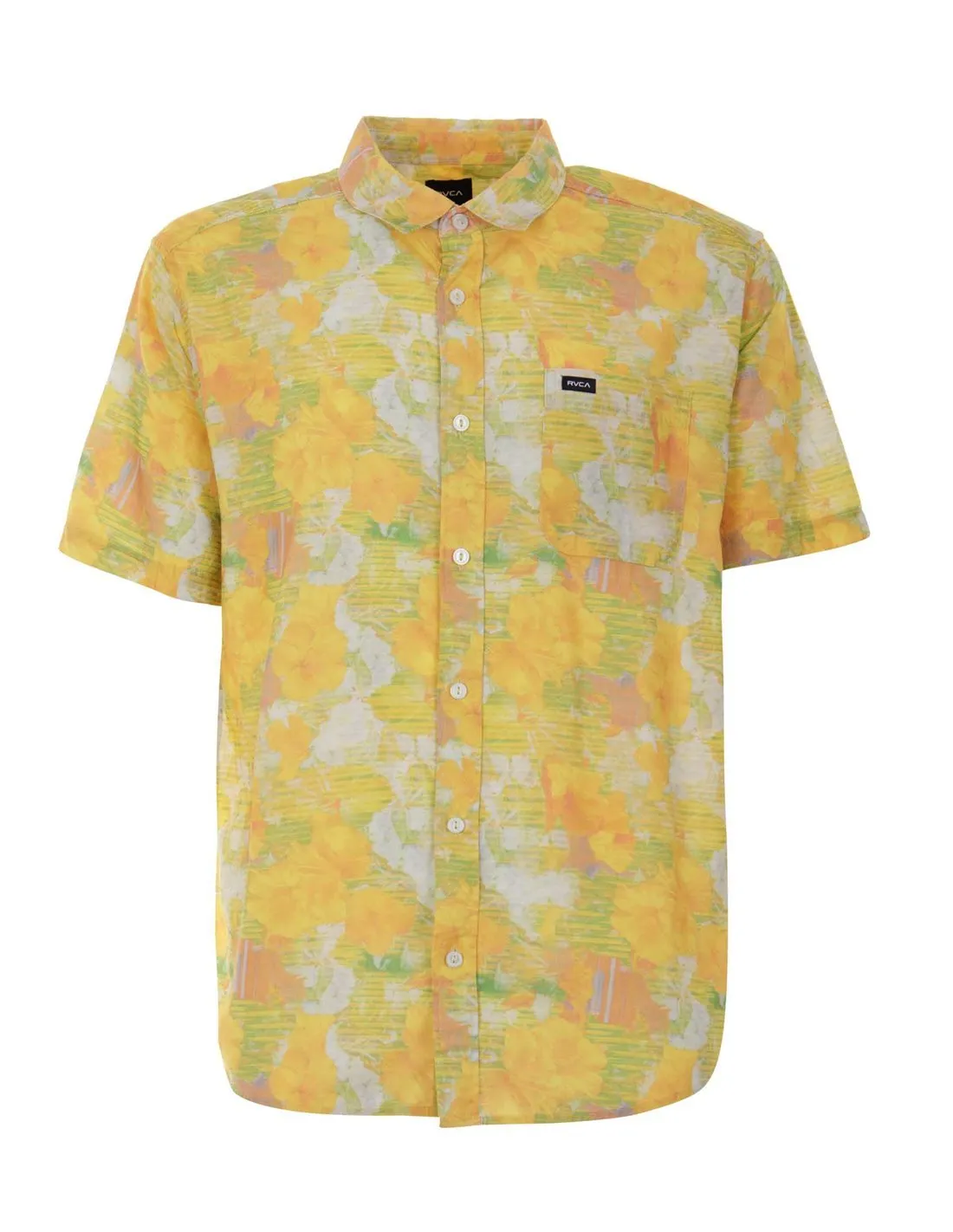 RVCA  CAMISA AMARILLA SUSSINGHAM HOMBRE