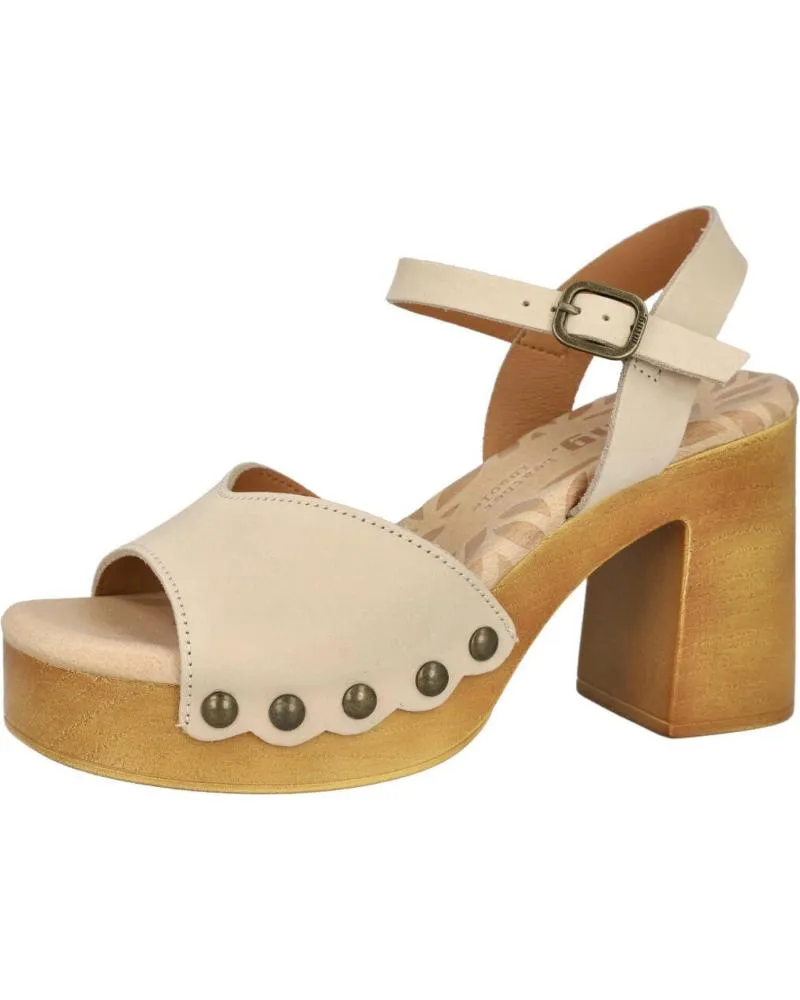 SANDALIAS MTNG  DE MUJER 53903C52973 SANDALIAS DE TACON PARA MUJER  BEIGE