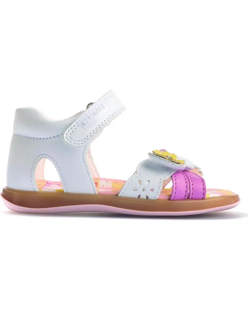 SANDALIAS PABLOSKY  DE NIñA  SANDALIA FLOR AMARILLA  OLIMPO BLANCO