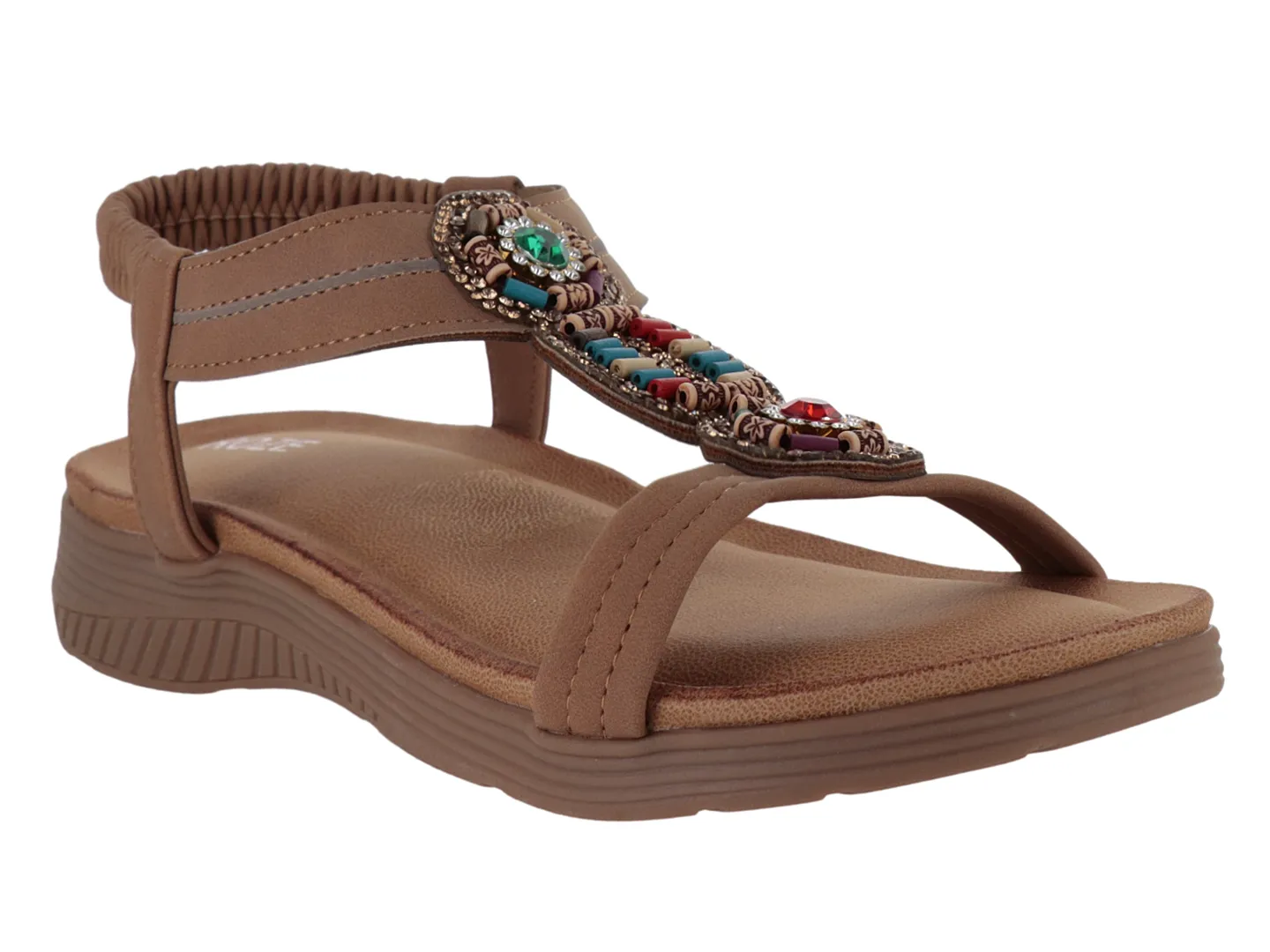 Sandalias Roze 24p571 Café Para Mujer