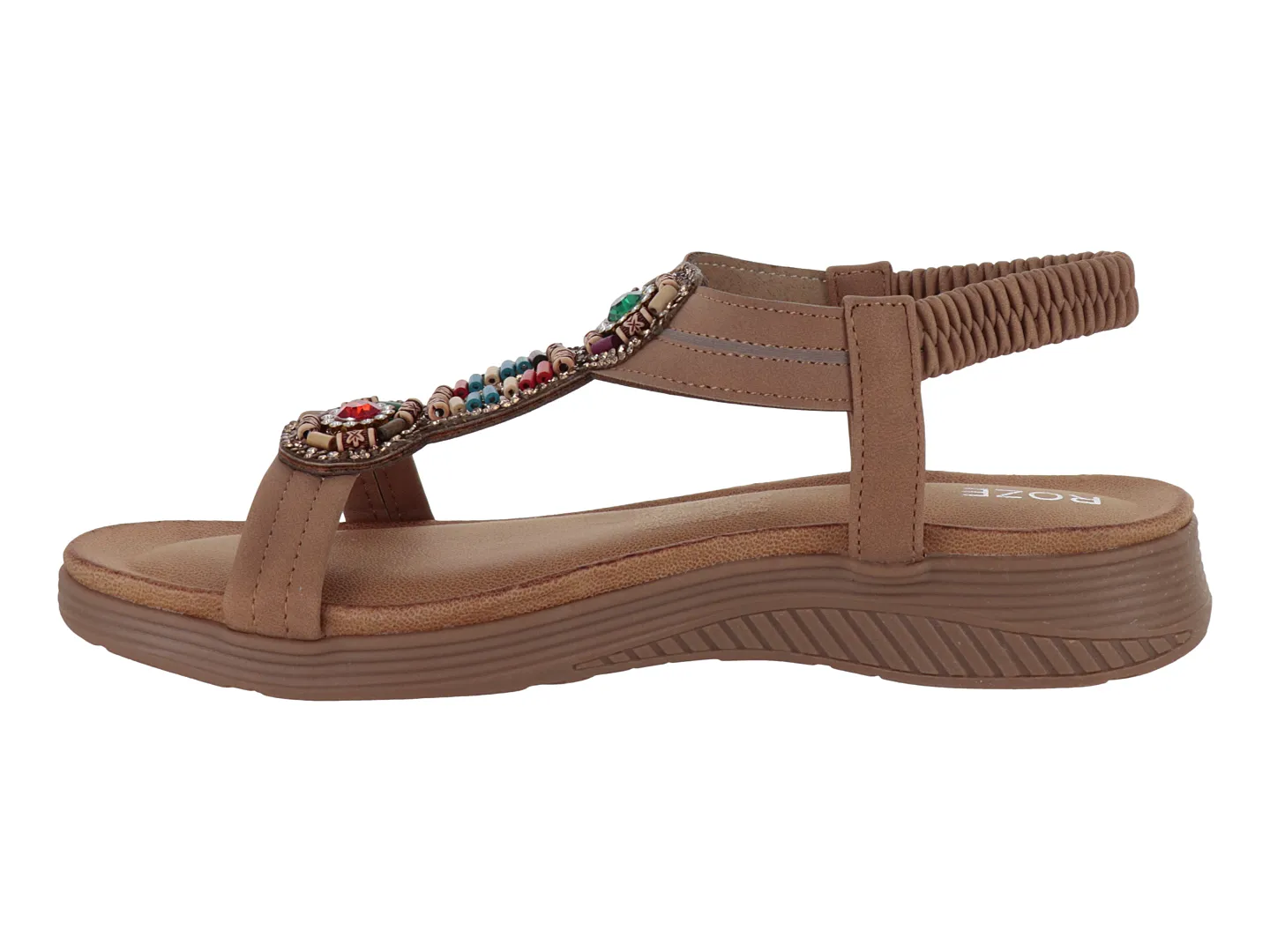 Sandalias Roze 24p571 Café Para Mujer