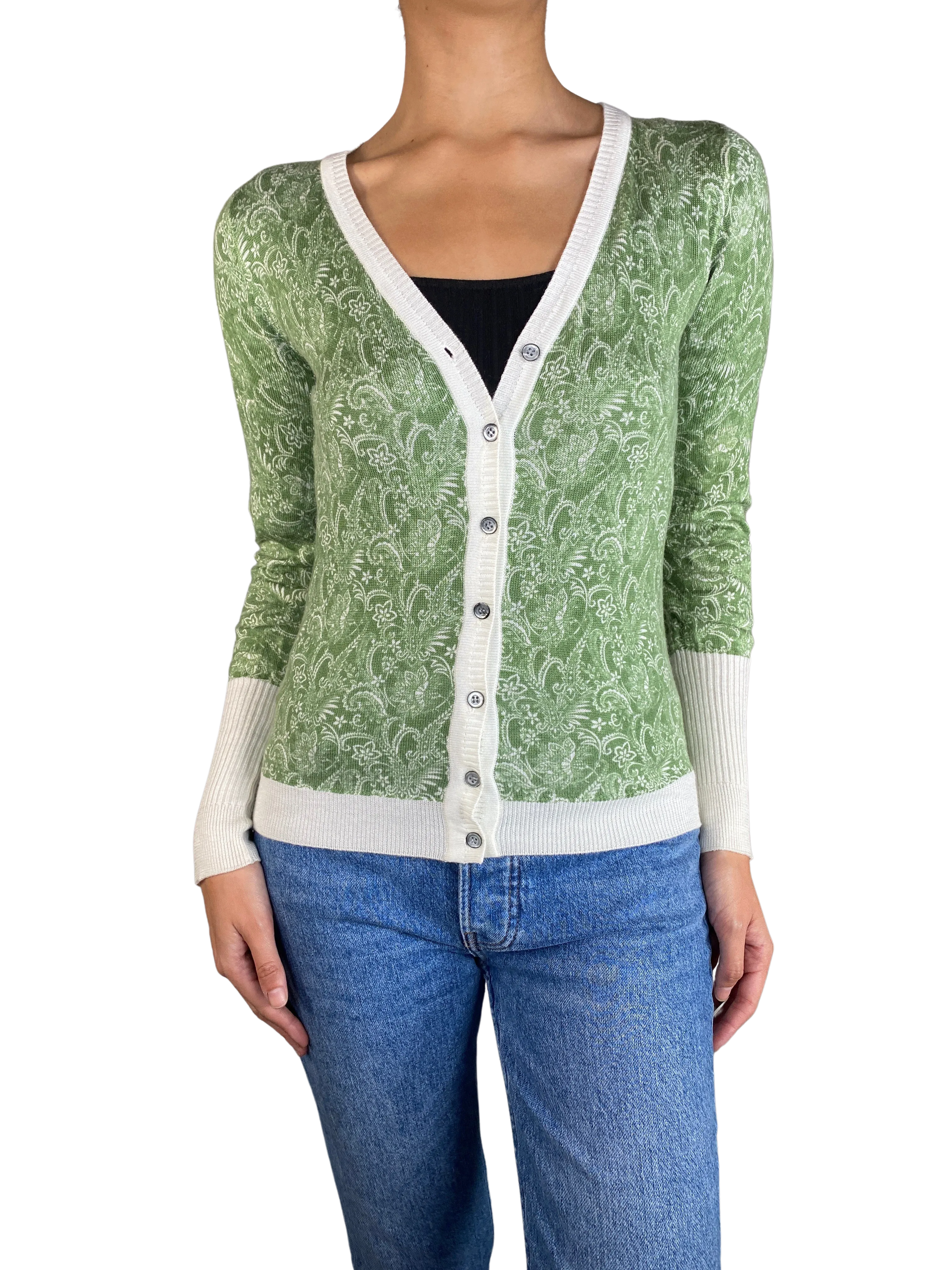 SAVILLE ROW Sweater Verde de Botones