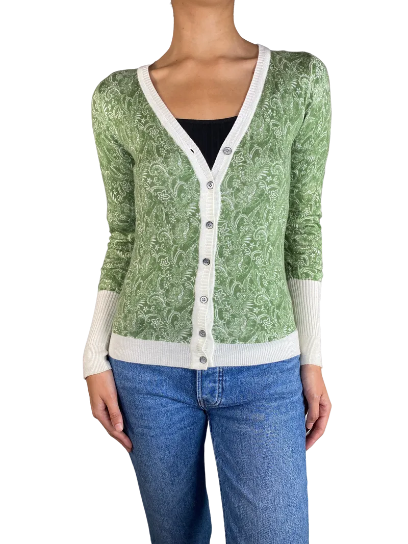 SAVILLE ROW Sweater Verde de Botones