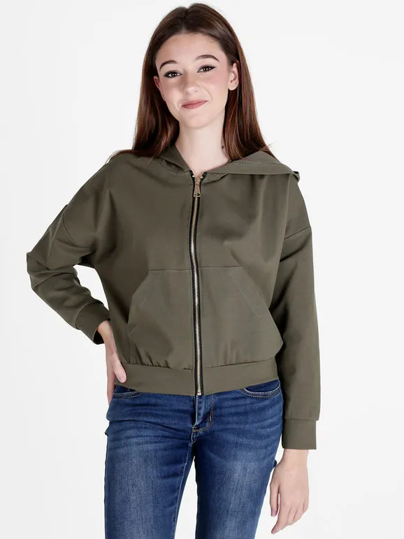 Solada Sudadera de mujer con capucha y cremallera.